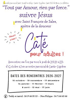 flyer caté pour adultes