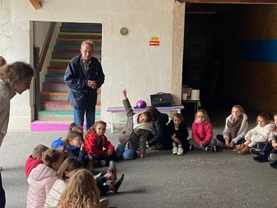 Départ du Père Bernard école les VIllettes