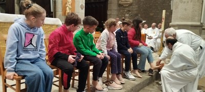 02 04 26 jeudi Saint 3ème rencontre prépa communion