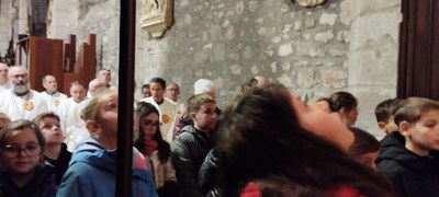 02 04 26 jeudi Saint 3ème rencontre prépa communion